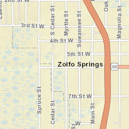 Zolfo Springs Florida Street Map