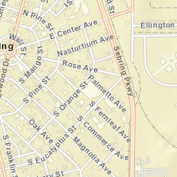 Sebring Florida Street Map