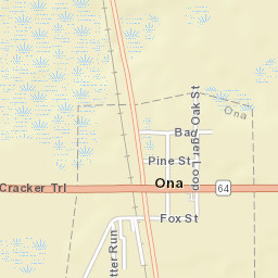 Ona Florida Street Map