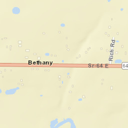 Bethany Florida Street Map