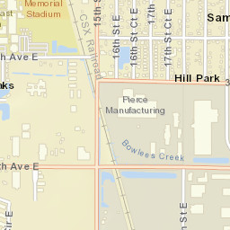 Samoset Florida Street Map