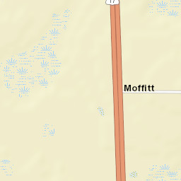 Moffitt Florida Street Map