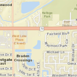 Eastgate Florida Street Map
