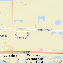 Lorraine Florida Street Map