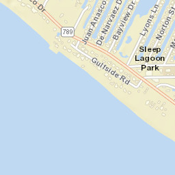 Whitney Beach Florida Street Map