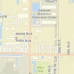 Tallevast Florida Street Map