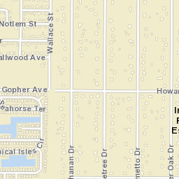Collins Park Estates Florida Street Map