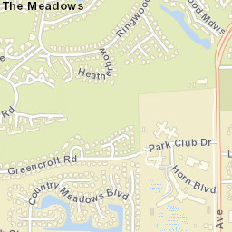 The Meadows Florida Street Map