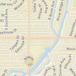 Southgate Florida Street Map