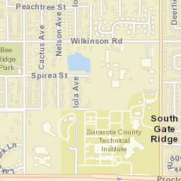 South Gate Ridge Florida Street Map
