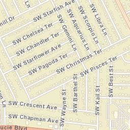 Port St. Lucie, Florida Street Map