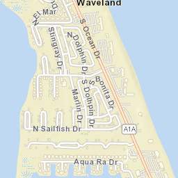 Waveland Florida Street Map