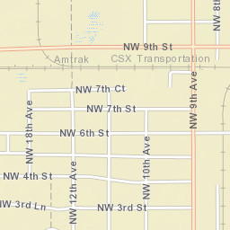 Barber Quarters Florida Street Map