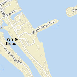 White Beach Florida Street Map
