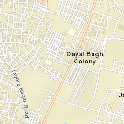 Dayal Bagh Street Map