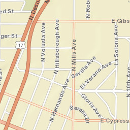 Arcadia Florida Street Map