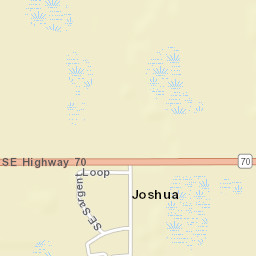 Joshua Florida Street Map