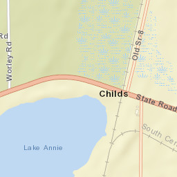 Childs Florida Street Map