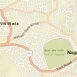 Nagaur Street Map