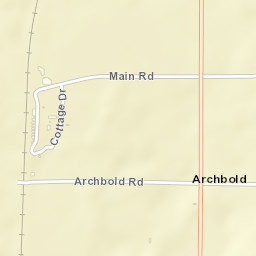Archbold Florida Street Map