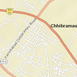 Chhibramau Street Map
