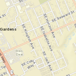 Port Salerno Florida Street Map