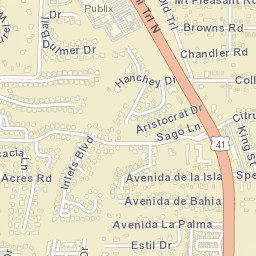 Laurel Florida Street Map