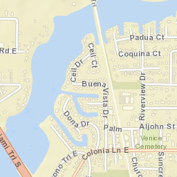 Nokomis Florida Street Map