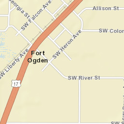 Fort Ogden Florida Street Map