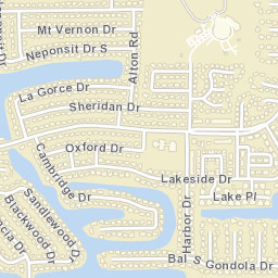 Venice Gardens Florida Street Map