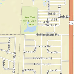 Peace River Shores Florida Street Map