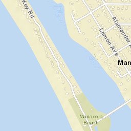Manasota Beach Florida Street Map