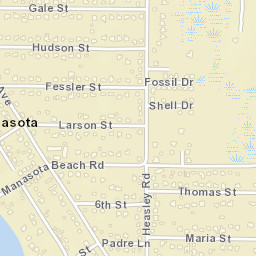 Manasota Florida Street Map