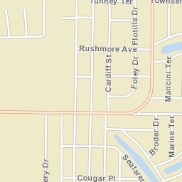 Harbour Heights Florida Street Map