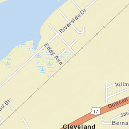Cleveland Florida Street Map