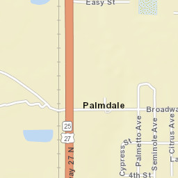 Palmdale Florida Street Map