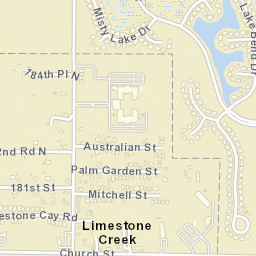 Limestone Creek Florida Street Map