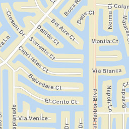 Punta Gorda Isles Florida Street Map