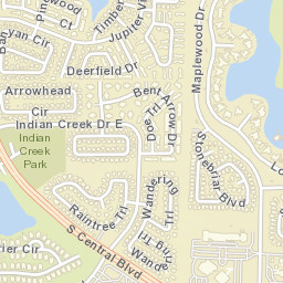 West Jupiter Florida Street Map