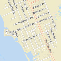 Shaefer Florida Street Map