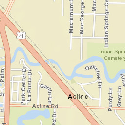Acline Florida Street Map