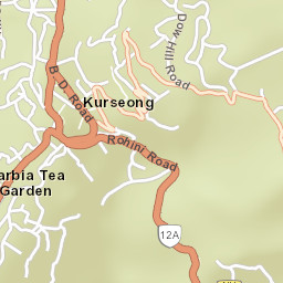 Kurseong Street Map