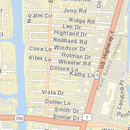 Juno Ridge Florida Street Map