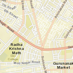 Lucknow Street Map