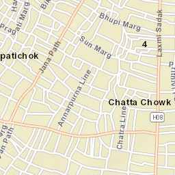 Dharān Street Map