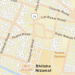 Bettiah Street Map