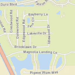 Lakeville Florida Street Map