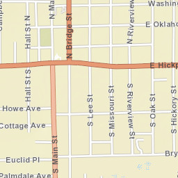 La Belle Florida Street Map