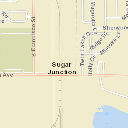 Sugar Junction Florida Street Map