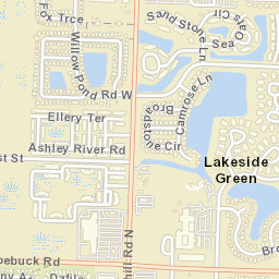 Lakeside Green Florida Street Map